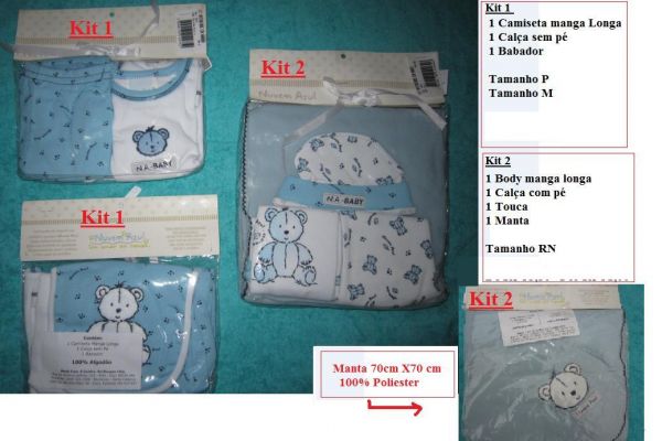 Kit Manta Nuvem Azul