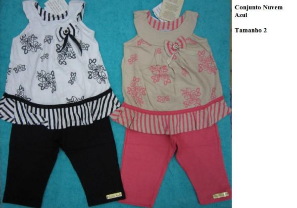 Conjunto Babado listra
