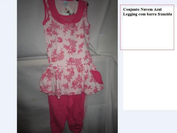 Conjunto Legging Franzida